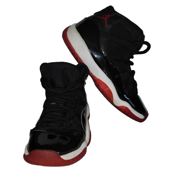 Air Jordan 11 Retro Bred 2019 GS 378038-061 Kids Shoes Size 5Y